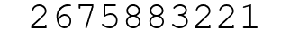 Number 2675883221.