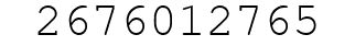 Number 2676012765.