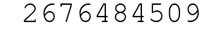 Number 2676484509.