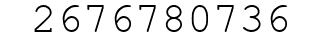 Number 2676780736.