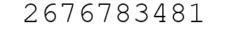 Number 2676783481.