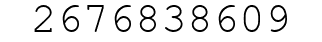 Number 2676838609.