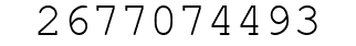 Number 2677074493.