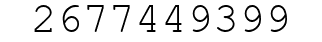 Number 2677449399.