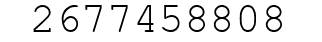 Number 2677458808.