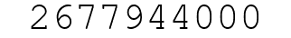 Number 2677944000.