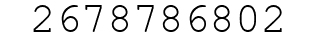 Number 2678786802.