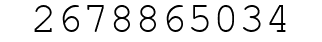 Number 2678865034.