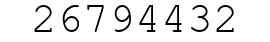 Number 26794432.
