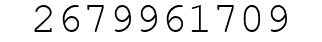 Number 2679961709.