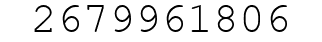 Number 2679961806.