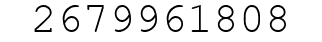 Number 2679961808.