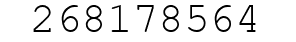 Number 268178564.