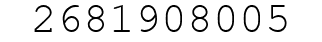 Number 2681908005.