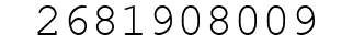Number 2681908009.