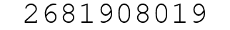 Number 2681908019.