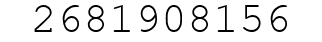 Number 2681908156.