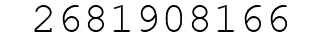 Number 2681908166.