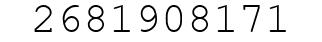 Number 2681908171.
