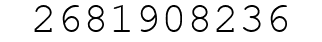 Number 2681908236.