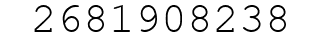 Number 2681908238.
