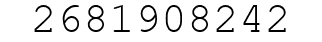 Number 2681908242.