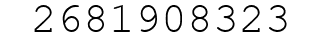 Number 2681908323.