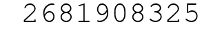 Number 2681908325.
