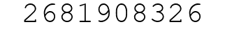 Number 2681908326.