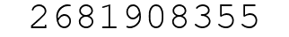Number 2681908355.