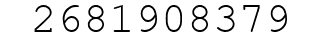 Number 2681908379.