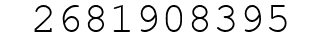 Number 2681908395.