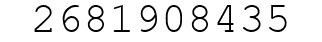 Number 2681908435.