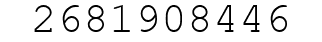 Number 2681908446.