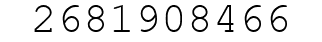 Number 2681908466.