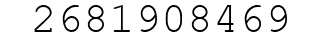 Number 2681908469.
