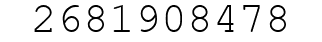 Number 2681908478.