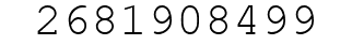 Number 2681908499.