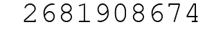 Number 2681908674.
