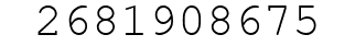 Number 2681908675.