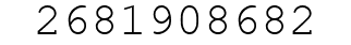 Number 2681908682.
