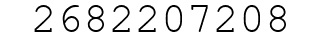 Number 2682207208.