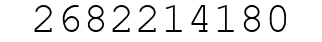 Number 2682214180.