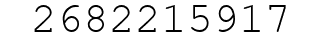 Number 2682215917.