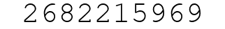 Number 2682215969.