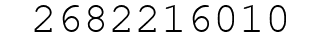 Number 2682216010.