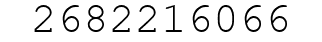 Number 2682216066.