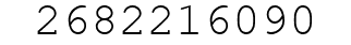 Number 2682216090.