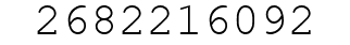 Number 2682216092.