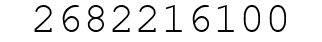 Number 2682216100.